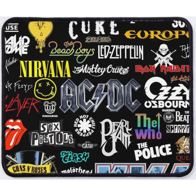 Mouse Pad forever rock and roll 11.8 x 9.8 inch Computer Mat Gaming Office Mousepad