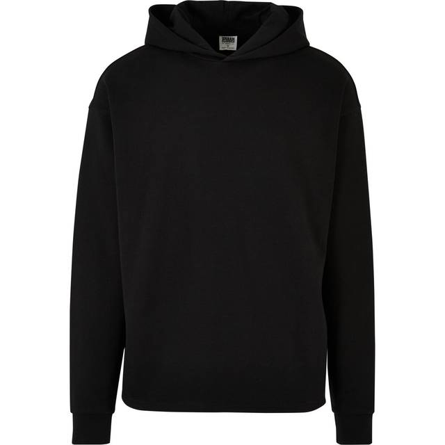 Urban Classics Huvtröja för män, ekologisk lös huvtröja, svart, XXL, svart, XXL
