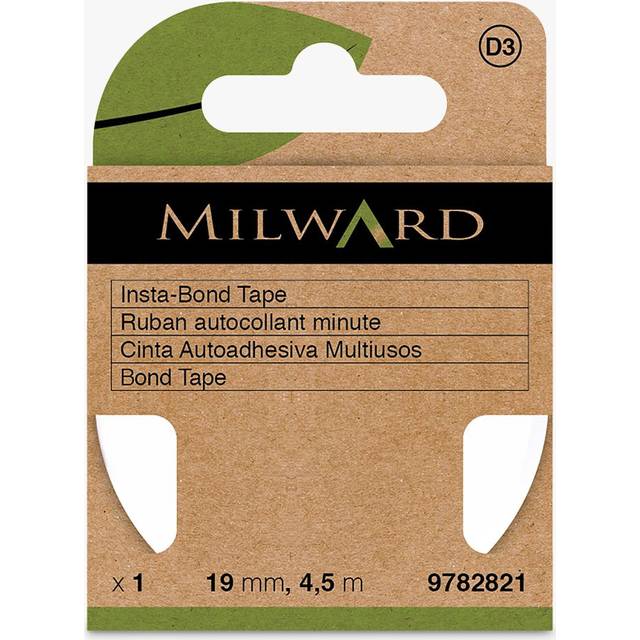 Milward Insta-Bond Double Sided Adhesive Tape, W19mm x L4.5m