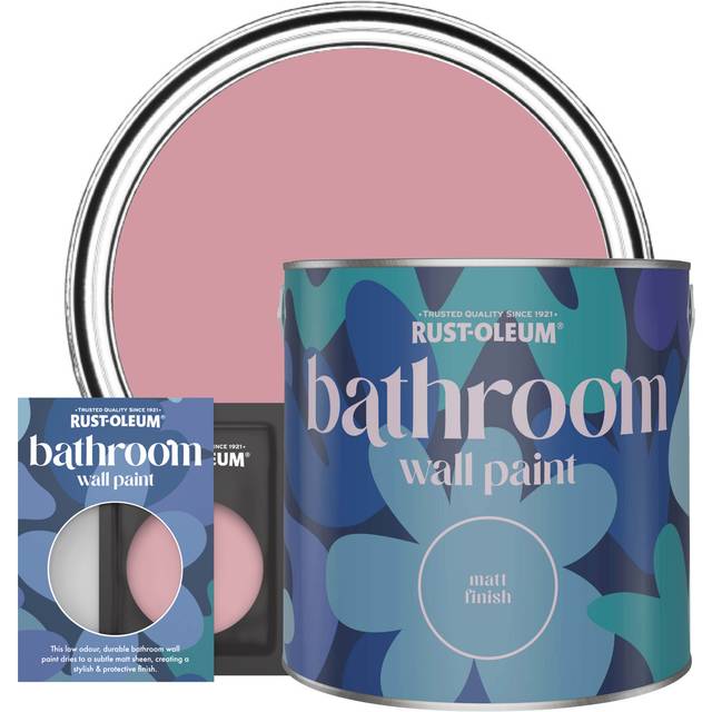 Rust-Oleum Bathroom Wall Tester Sachet - Dusky Pink 10ml - Dusky Pink
