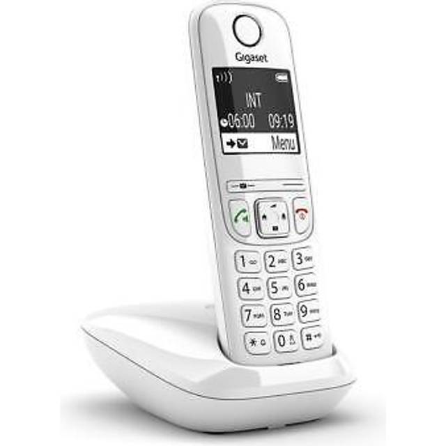 Siemens gigaset as690 cordless white speakerphone display 2"