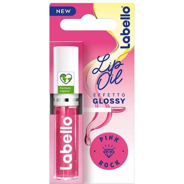 Labello Lip Oil Effect Glossy – Glossy Shine 5 ml, Lip Gloss with Vegan Formula, Volumising Lip Gloss, 100% Natural Lip Gloss