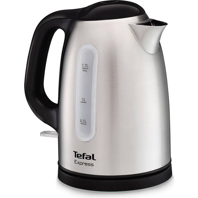 Tefal KI230D Express Stainless Steel Electric Cordless Kettle (1.7L) 2400W Silver