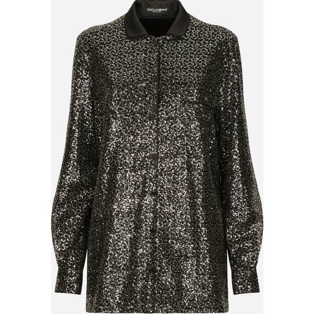 Dolce&Gabbana Sequined shirt - black (UK 8)