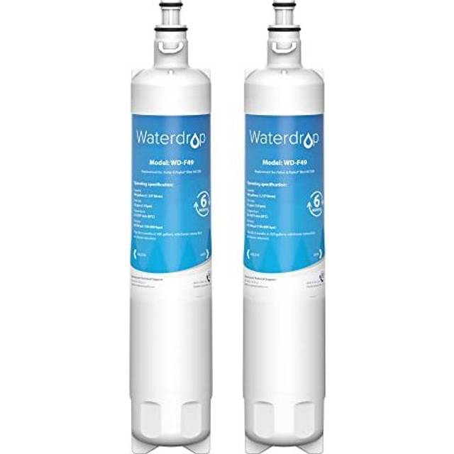 Vattendroppe 2X 847200 kyl och frys vattenfilter kompatibelt med Fisher & Paykel 847200; RS9120W Activesmart Integrerad med mera - För produktkoder som börjar med 25xxx