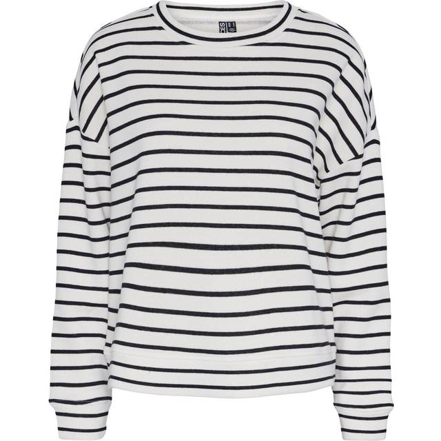 Women's hooded sweatshirt Pieces Chilli - Blanc - XL
