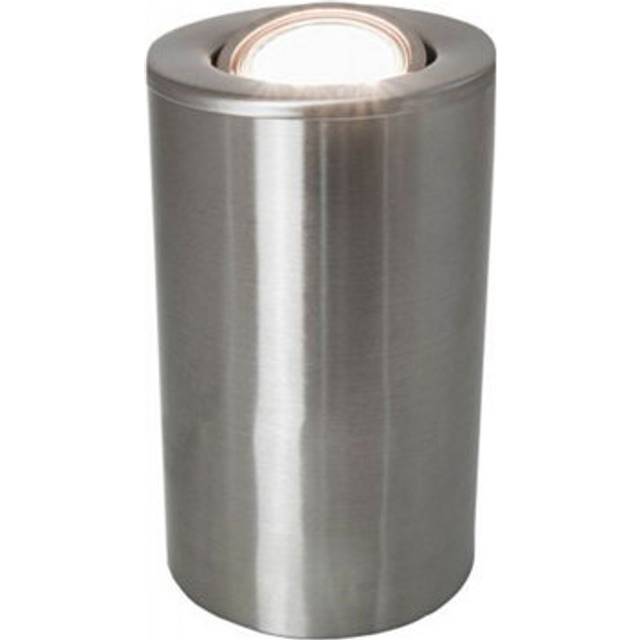 Satin chrome gu10 floor or table lamp uplighter with tilt capability by happy...