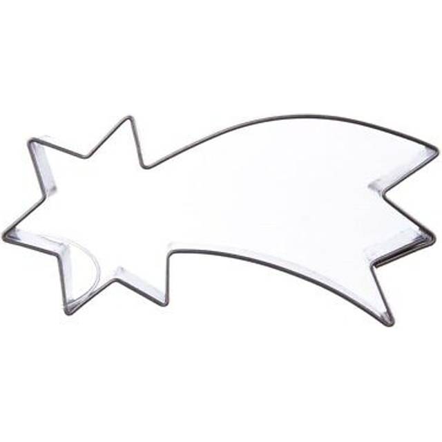 Christmas star cookie tin in stainless steel for unique gingerbread cookies