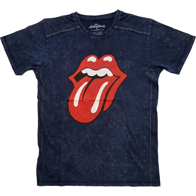 (2XL, Navy Blue) The Rolling Stones Unisex Adult Classic Tongue T-Shirt