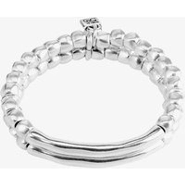Tandem Silver Metal Bracelet / Size L