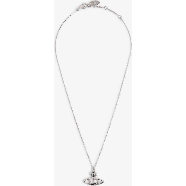 Vivienne Westwood Jewellery Womens Platinum Suzie Orb Silver-toned Brass Necklace - PLATINUM