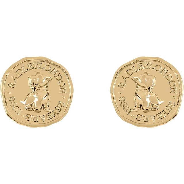 Radley London Women's Metal Womens Signature Penny Waterproof Stud Earrings - Gold