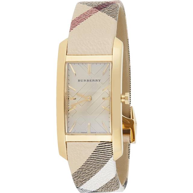Burberry BU9407 25 mm fodral i rostfritt stål Läder damklocka