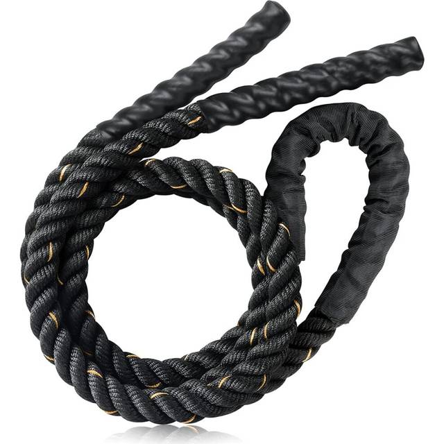 Weighted Jump Rope for Fitness - 9.8ft Heavy Battle Ropes for Exercise, 3LB Workout Rope for Women & Men