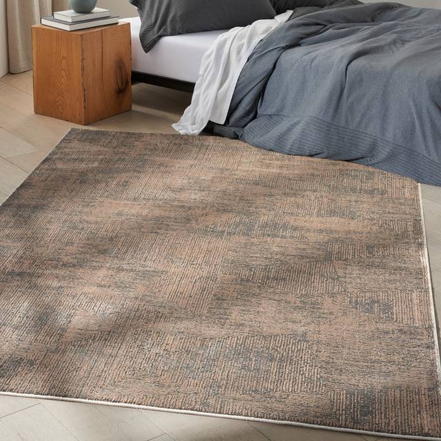 Machine Woven Black/Brown Rug (Rectangle 160 x 221cm)