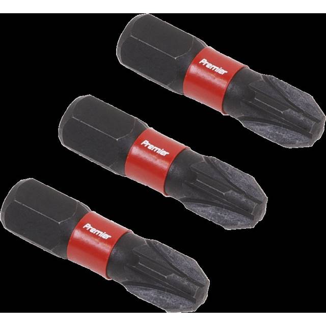 Sealey AK8209 Pozi #3 Impact Power Tool Bits 25mm - 3pc
