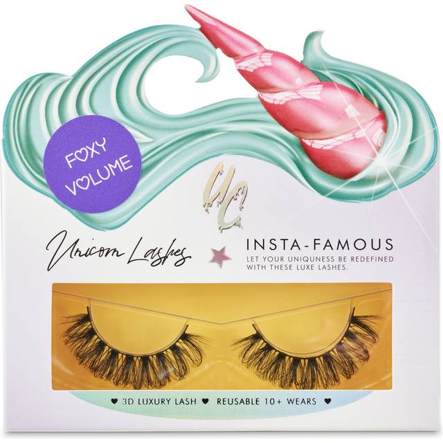 Unicorn Cosmetics 3d Faux Mink Lashes - Foxy Volume False Eyelashes