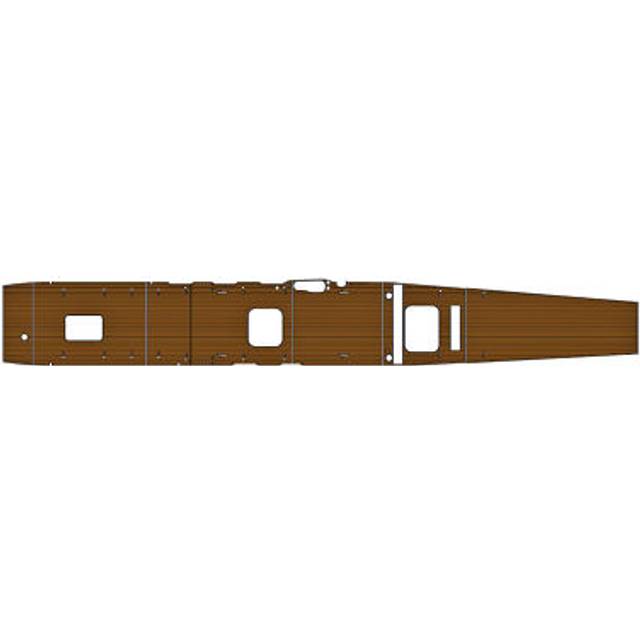 Hasegawa QG25 1/350 Japanese Navy Aircraft Carrier Akagi Wooden Deck Plastic Model Parts