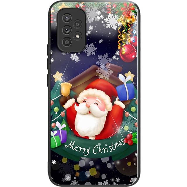 Samsung Galaxy A53 (5G) Jul Skal med Glasbaksida - Jultomten