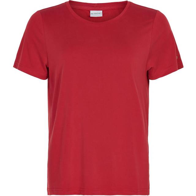 IN Front, Topp, Dam, S, Polyester, Röd Hjärta T-shirt Top 14312 - red (S)