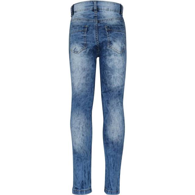 (13 Years, Tie Dye Light Blue) Kids Boys Skinny Jeans Designer Denim Stretchy Pants Fit Trouser New Age 5-13 Yr