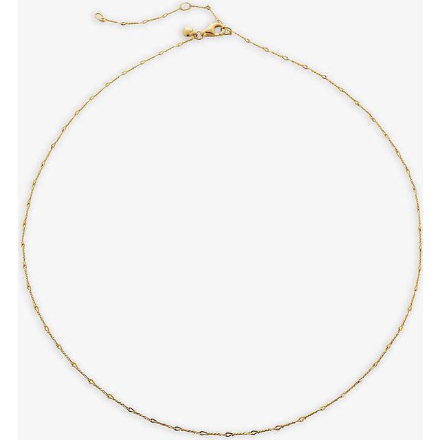 Monica Vinader Fine Twist Chain Choker Necklace