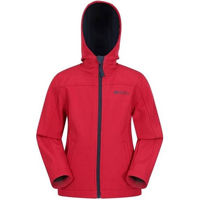 (9-10 Years, Red) Mountain Warehouse Childrens/Kids Exodus Water Resistant Soft Shell Jacket