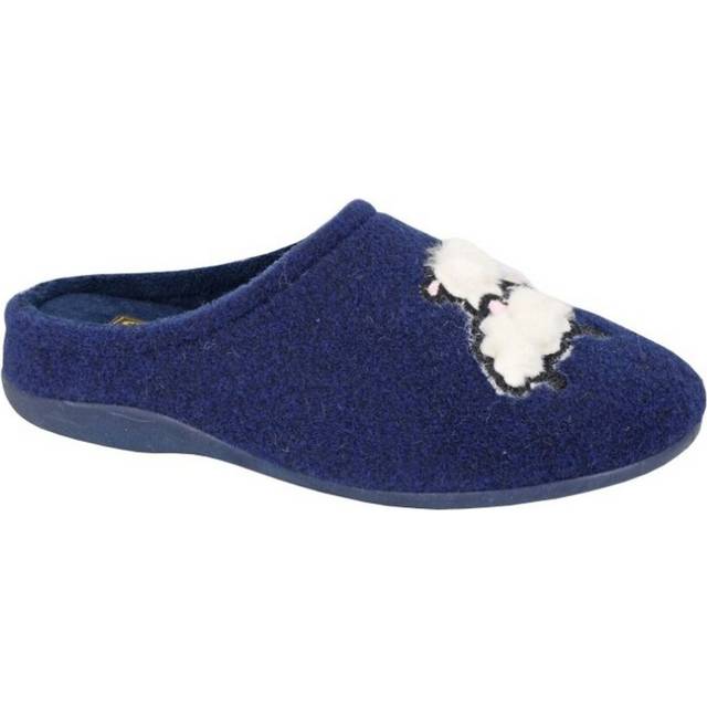 Sleepers womens/ladies suzie sheep memory foam slippers df2306
