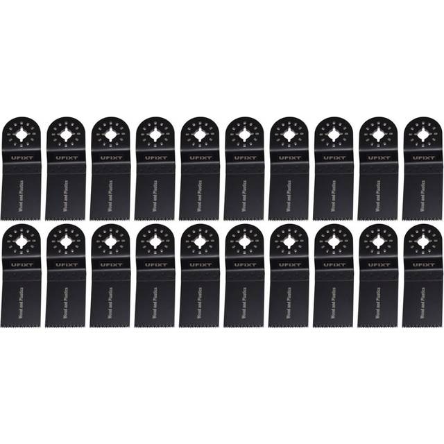 Ufixt - Multi Tool Blades 35mm Wide High Carbon Steel hcs For Wood And Plastic 20 Pack