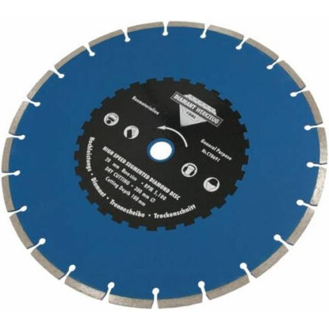 "12"" inch 300 mm Diamond Cutting Disc for Concrete Brick Stone (Neilsen CT0691)"