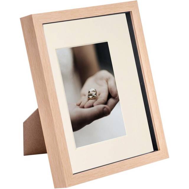 8" x 10" 3D Box Photo Frame with 4" x 6" Mount - Ivory Mount