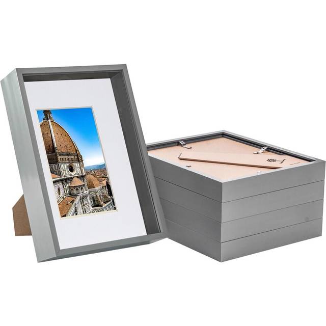 6&#34; x 8&#34; Plastic Box Frame - Grey (6&#34; x 8&#34;)