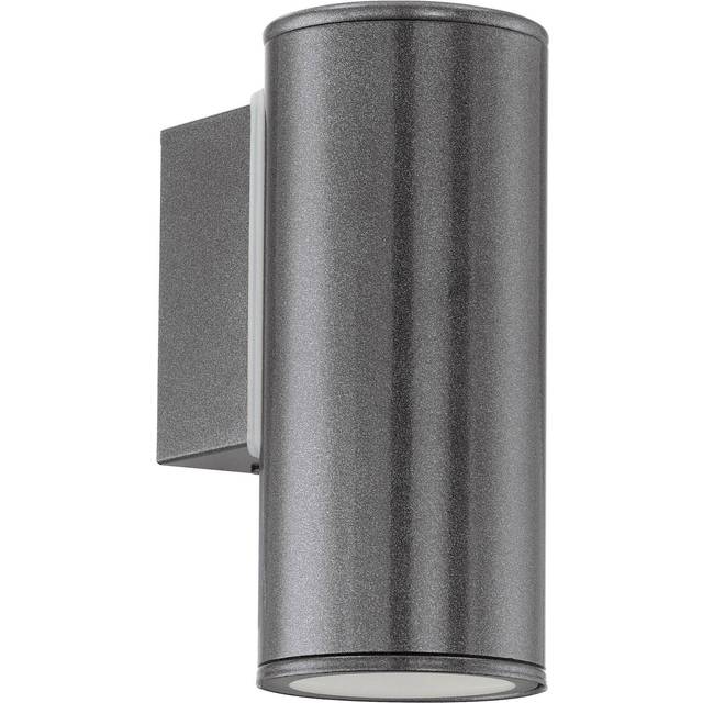 IP44 Outdoor Wall Light Anthracite Zinc Plated Steel 1 x 3W GU10 Bulb