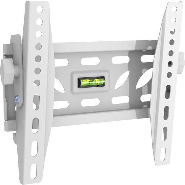 "Intec brackets - White adjustable tilting TV wall bracket fits 19-43"". Max VESA 200x200. 50kg rated"