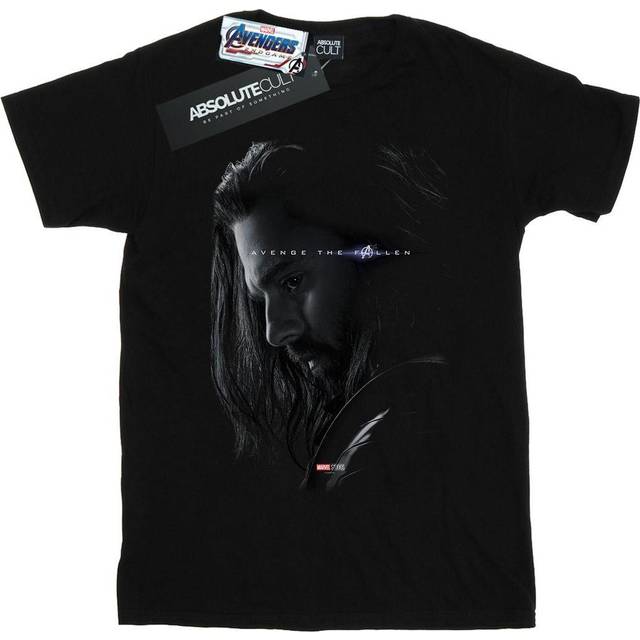Avengers Endgame Avenge The Fallen Bucky Cotton T-Shirt - Black - 12-13 Years