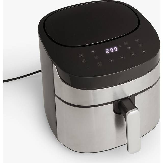 John Lewis AF9006T-GS Air Fryer, Black/Silver
