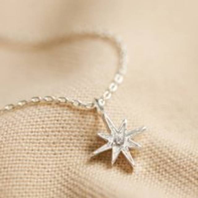 Estella Bartlett North Star Pendant Necklace in Silver - silver - one size