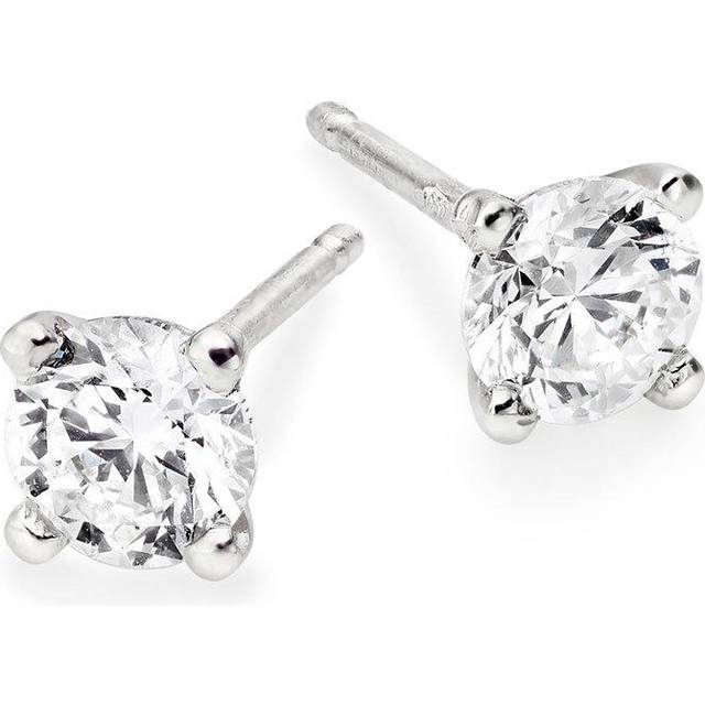 Platinum Diamond Stud Earrings