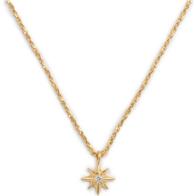SYSTER P North Star Short Necklace Gold |Guld |One Size