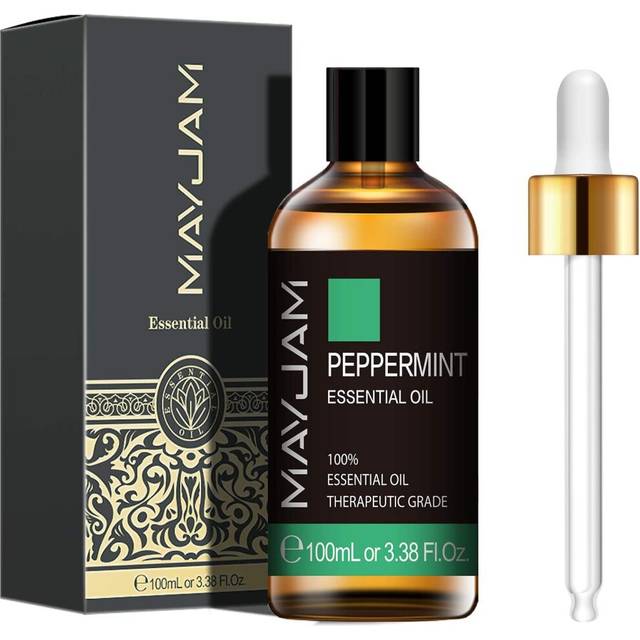 MAYJAM Peppermint Essential Oils 100ml, 100% Pure Natural Essential Oils, Therapeutic-Grade Aromatherapy Essential Oil, Fragrance Oils for Diffuser,