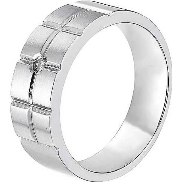 Gent's Titanium Real Diamond Ring