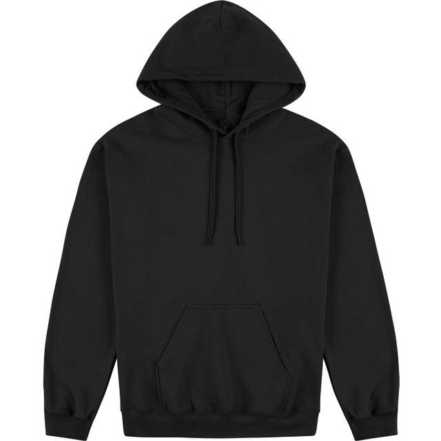 Gildan Premium Cotton Mens Black Hoodie Blank Plain Basic Hooded Sweater Small