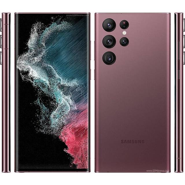(Burgundy) Samsung Galaxy S22 Ultra 5G Dual SIM | 128GB | 8GB RAM