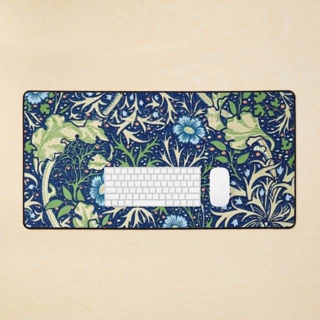 Desk Mat William morris classic Large Gaming Mouse Pad 35x16 inch