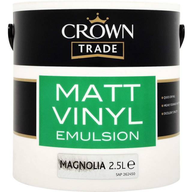 Crown Trade Vinyl Matt Magnolia 2.5L
