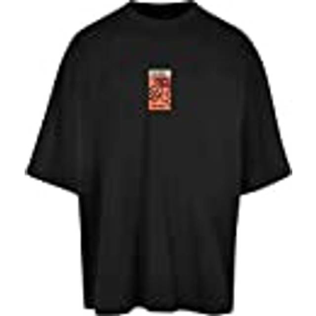 Oversized T-shirt Mister Tee Puffer Peace - Noir