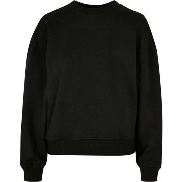 (8 UK, Black) Build Your Brand Womens/Ladies Oversized Sweatshirt
