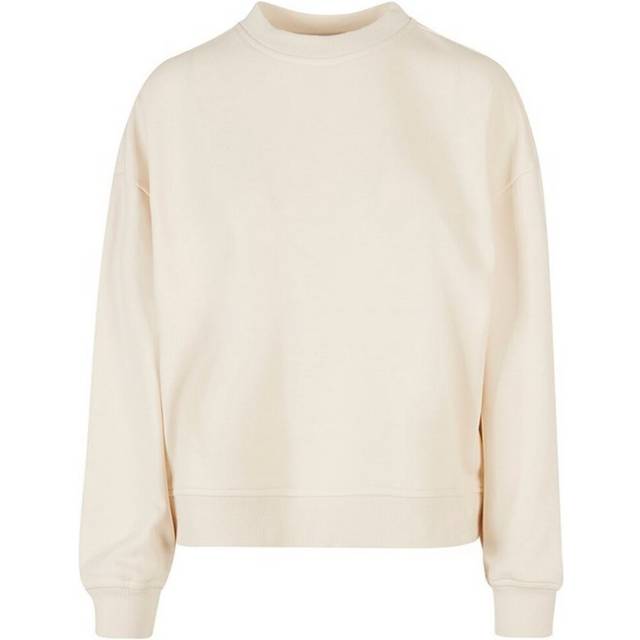 (18 UK, White Sand) Build Your Brand Womens/Ladies Oversized Sweatshirt