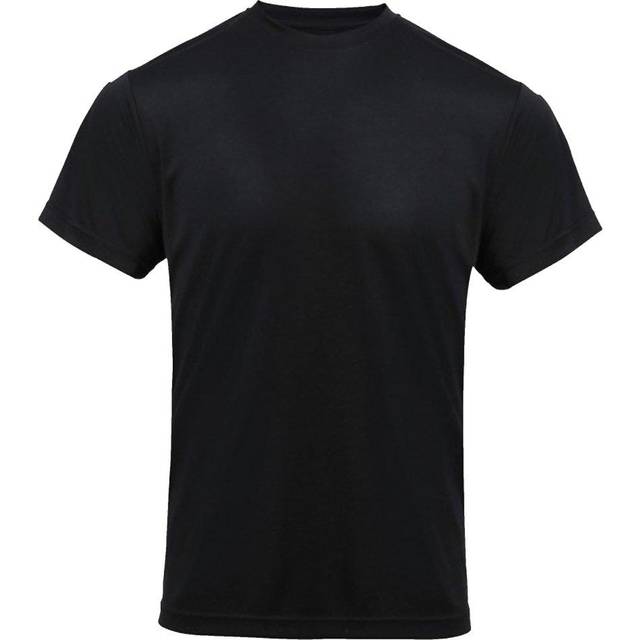 (S, Black) Premier Mens Chefs Coolchecker Short Sleeve T-Shirt