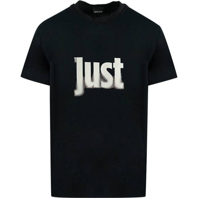 Fading Logo Black T-Shirt - M
